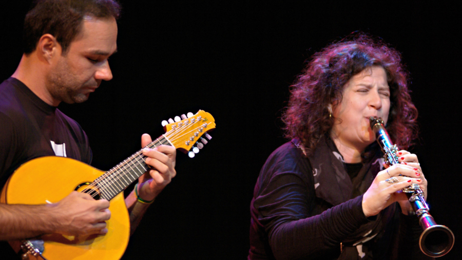 2013 Choro Dudu Maia and Anat Cohen_Photo_by_Al_Mcleese