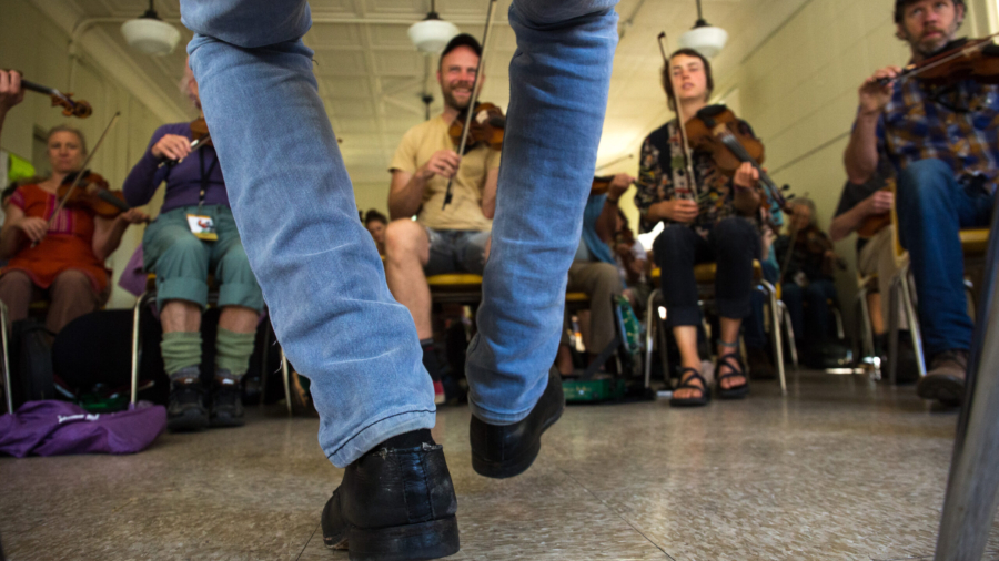 David Simard, Quebecois fiddle class, Fiddle Tunes Workshop