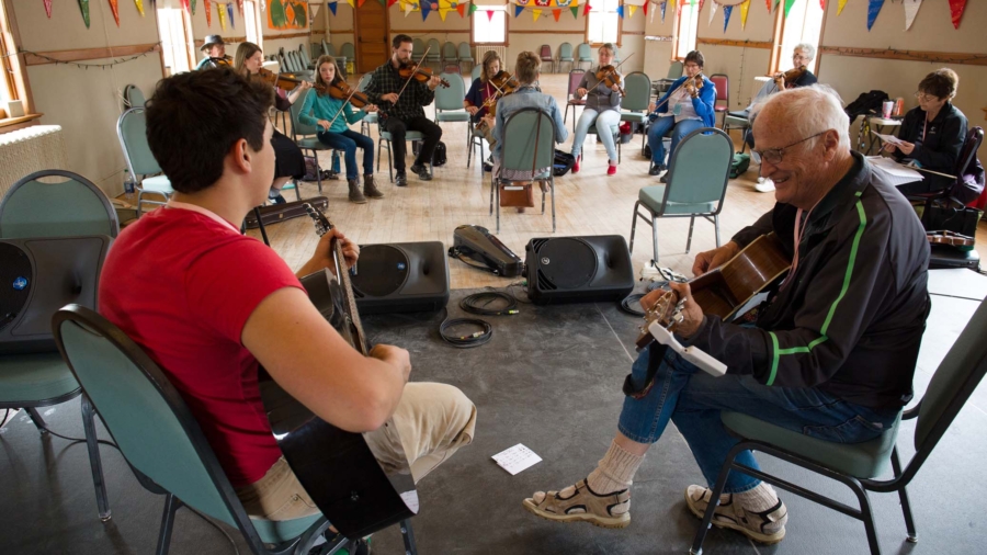 Cape Breton band lab, Festival of American Fiddle Tunes, Centrum, Pt. Townsend, WA