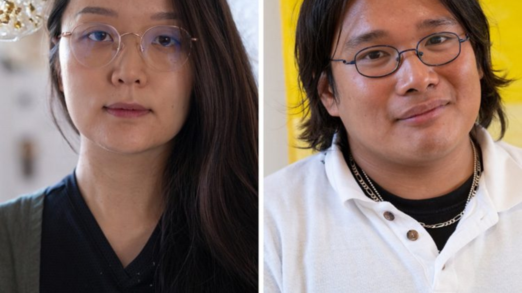 artists Josephine Lee and Christian Vistan