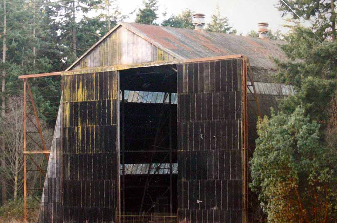 McCurdy barn in the beginning