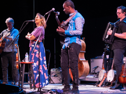 Rhiannon Giddens with band